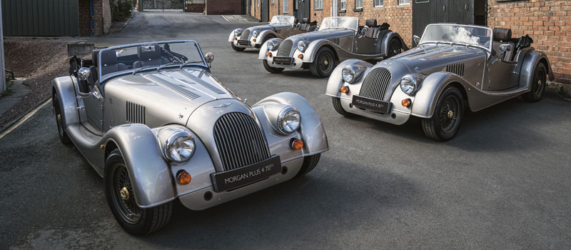 MORGAN PLUS 4 70TH ANNIVERSARY EDITION MODELS